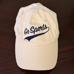 Favorite Daughter Beige and Navy Cap